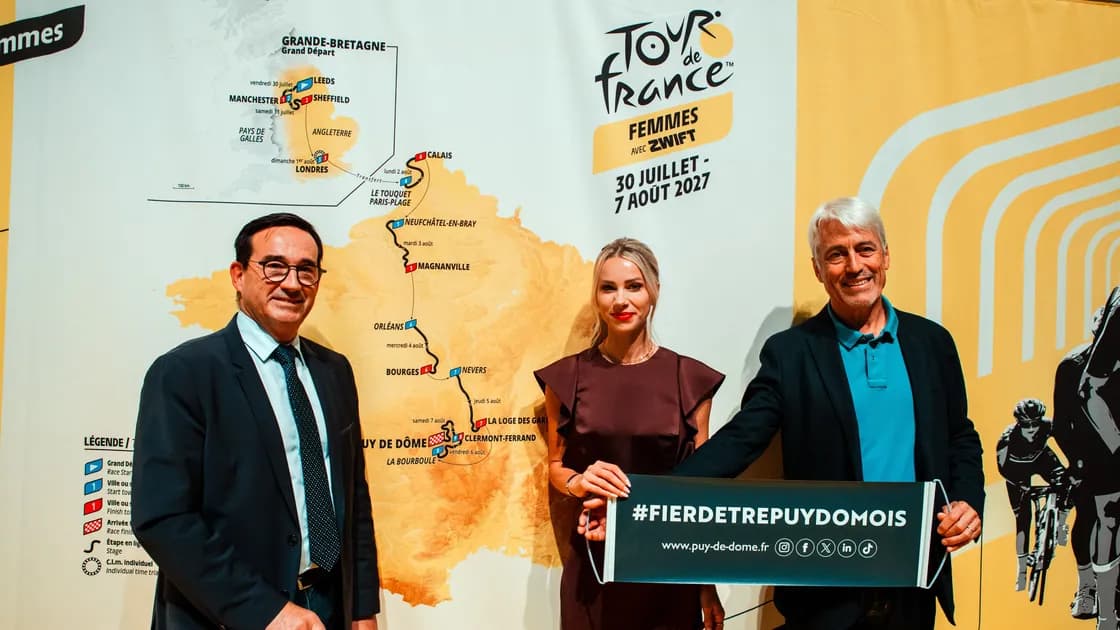 Parcours du Tour de France Femmes 2027 : un chrono par équipes à Londres et un final au puy de Dôme
