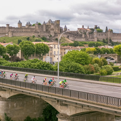 A la sortie de Carcassonne