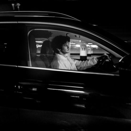 Matthias Dandois en voiture