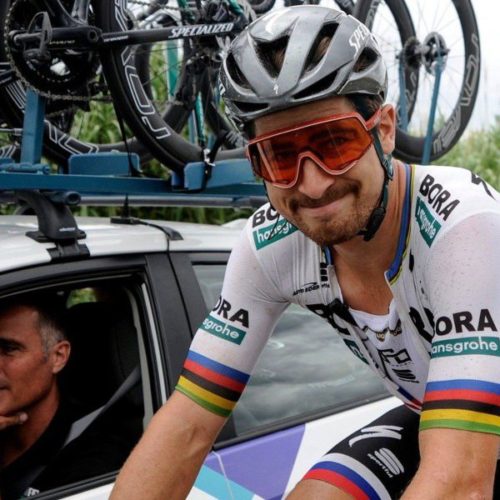 Peter Sagan et son Directeur Sportif