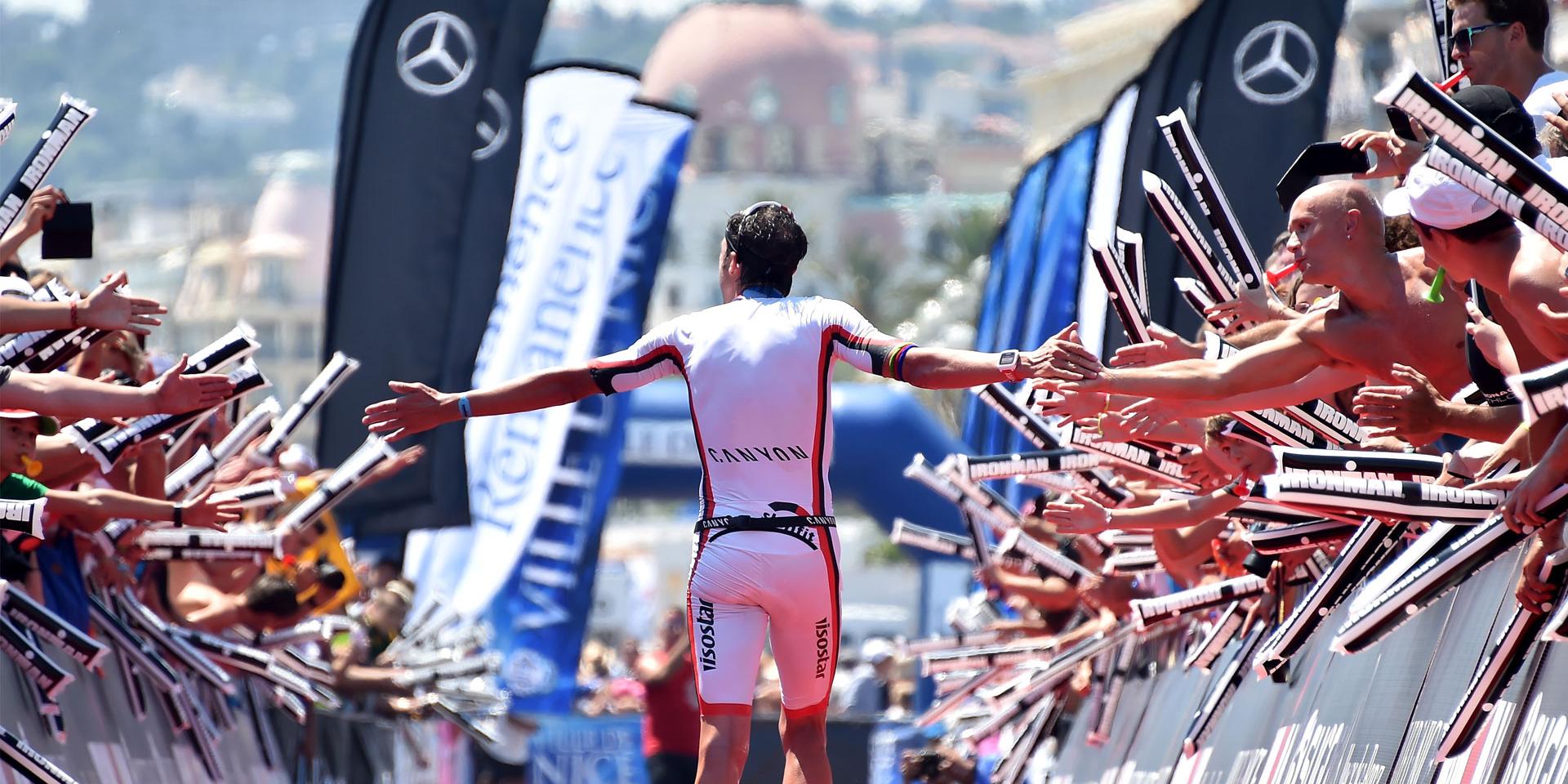 Triathlète à l'Ironman de Nice