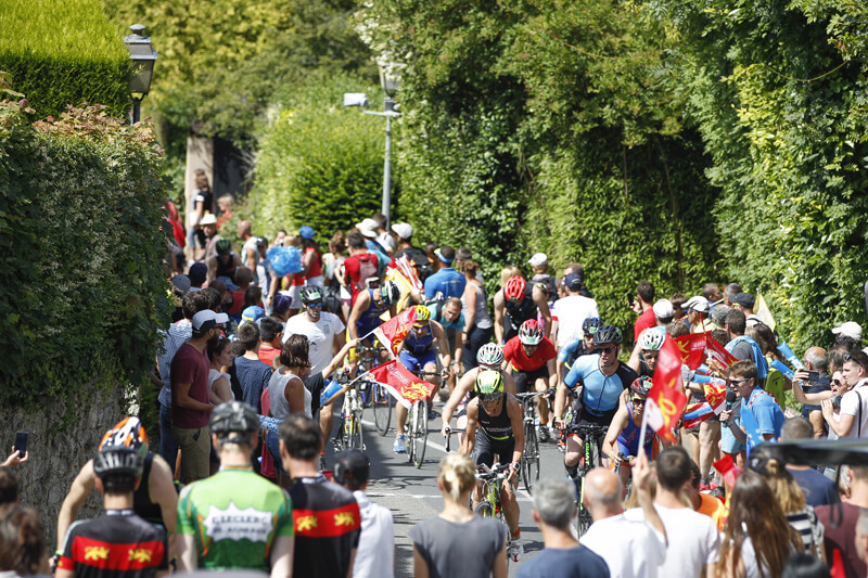 Triathlètes au triathlon de Deauville