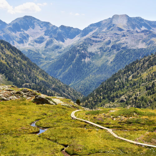 Pic d'Estats dans les Pyrénées