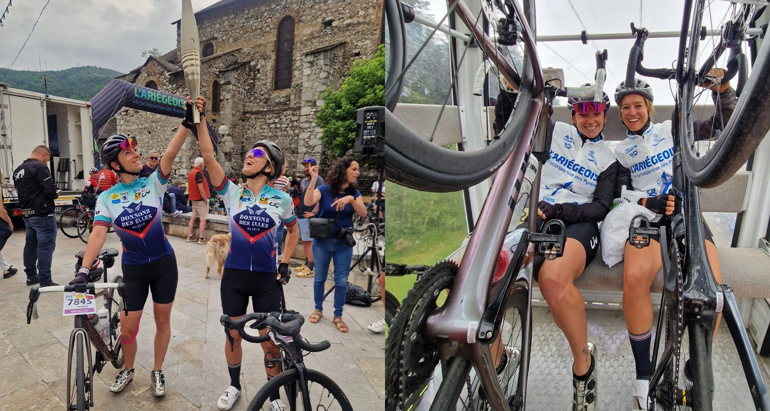 Notre capitaine Mathilde qui a participé à l'Ariégeoise