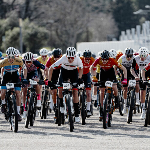 Départ d'une épreuve de Coupe de France de Cross-Country VTT
