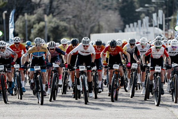 Départ d'une épreuve de Coupe de France de Cross-Country VTT