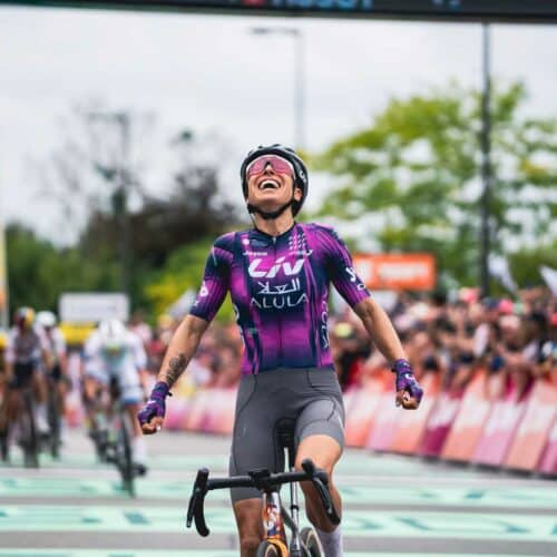 Mavi Garcia Arrivée Tour de France Fmmes Etape 2 victoires marquantes du cyclisme féminin